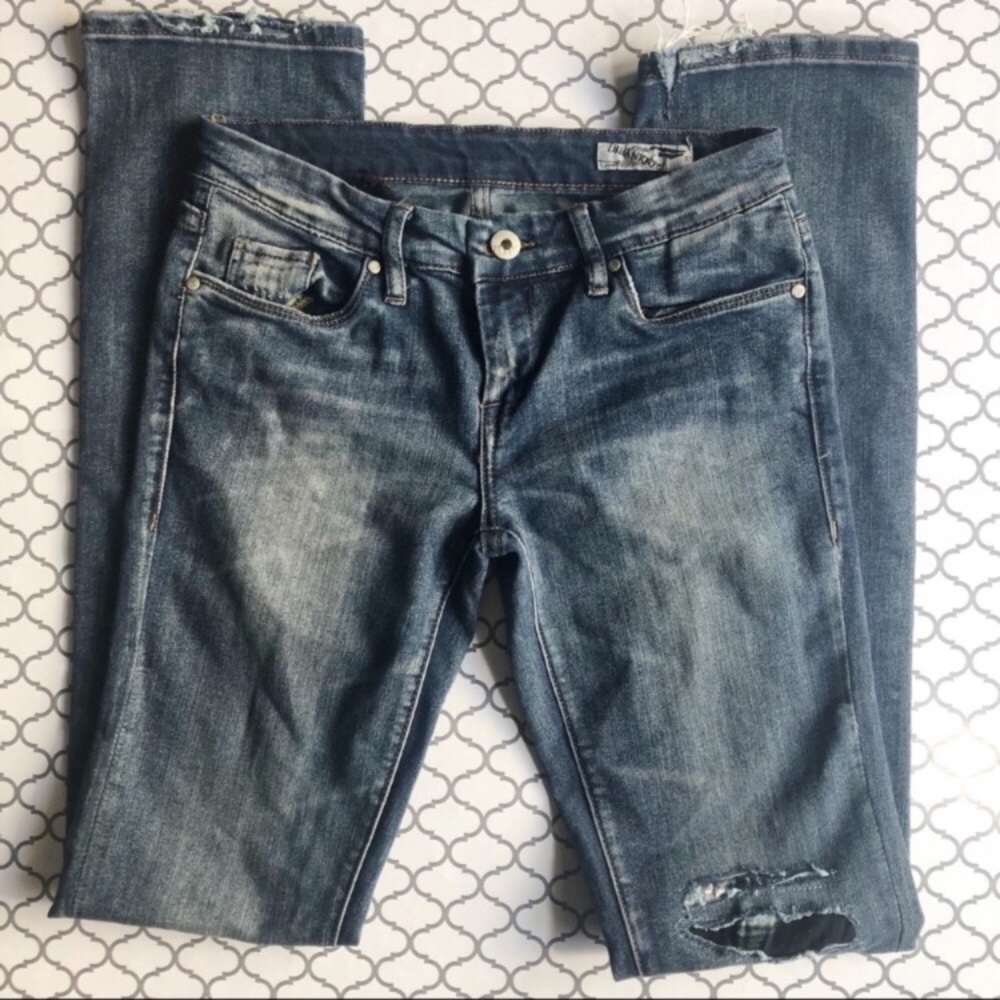 Distressed Blank NYC Skinny Jeans (27)